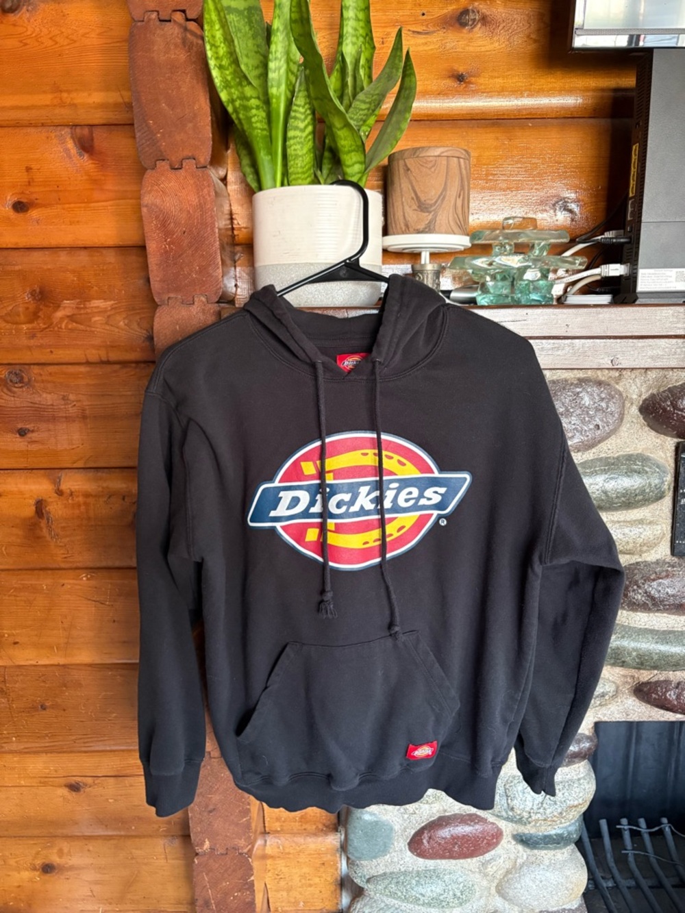 Dickies Black Pullover Hoodie Sweater - Womens xs/s - youth girls medium